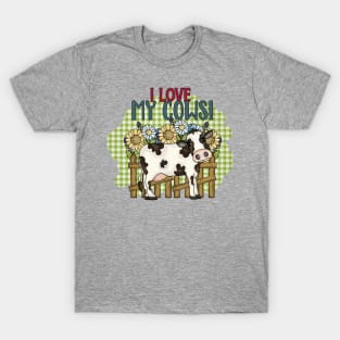 I Love My Cows T-Shirt